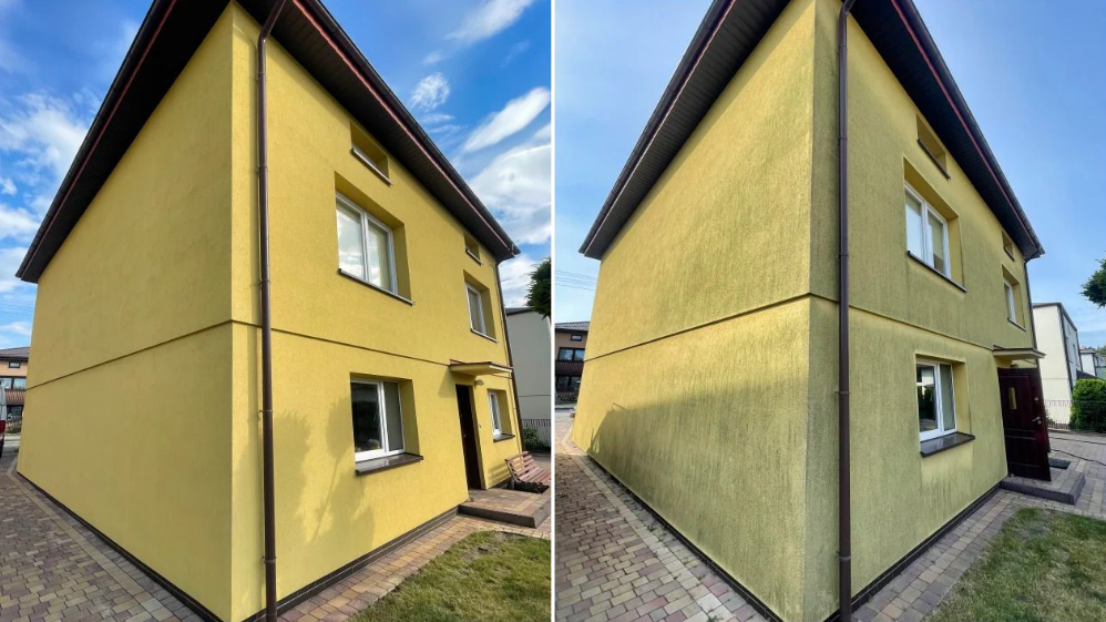 Mycie elewacji przed zimą