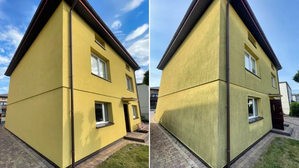 Mycie elewacji przed zimą