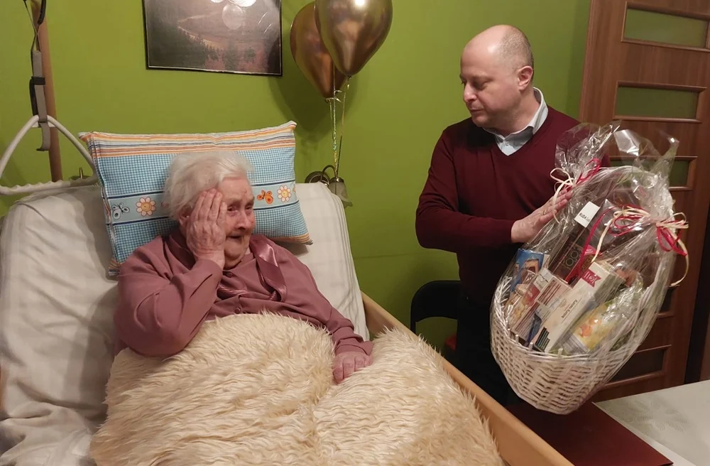 Pani Łucja Rausz z Rudy Śląskiej świętowała 100. urodziny