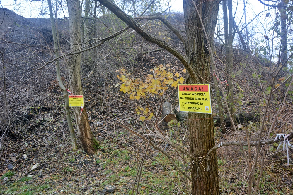 Płonąca hałda w Rudzie Śląskiej 2