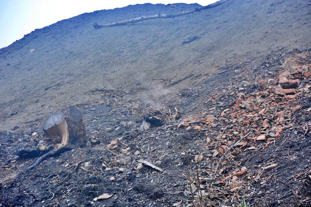 Płonąca hałda w Rudzie Śląskiej 7