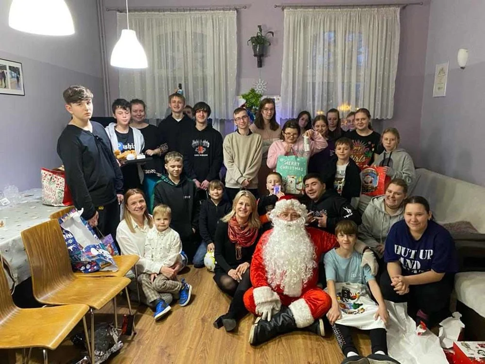 Święty Mikołaj odwiedził dzieci z Ośrodka św. Elżbiety w Wirku