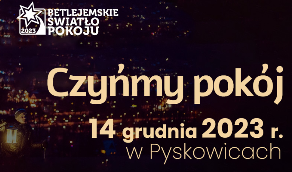 "Czyńmy pokój". Światełko betlejemskie zawita do Pyskowic