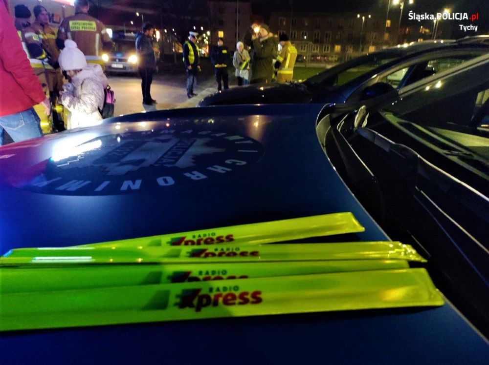 Tyszanie świecą przykładem - wspólna akcja mundurowych i Radia Express