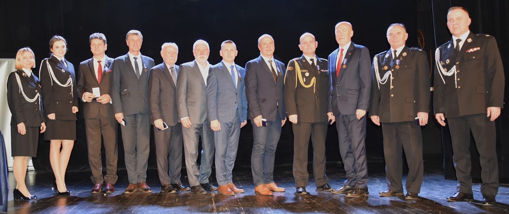 Odznaczenia dla strażaków na posiedzeniu Zarządu Oddziału Powiatowego OSP w Mikołowie