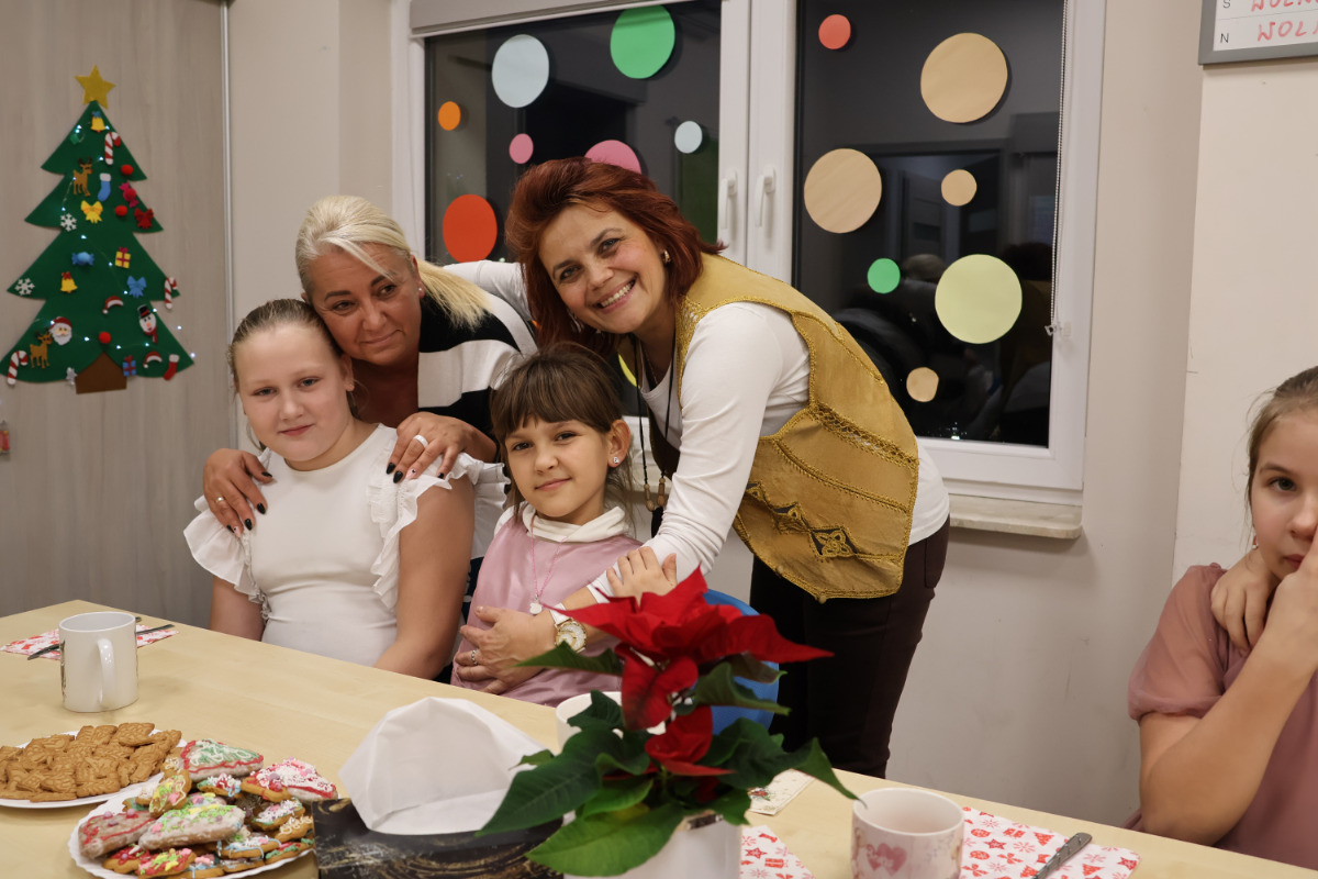 Spotkanie wigilijne w Przystani dla Młodych