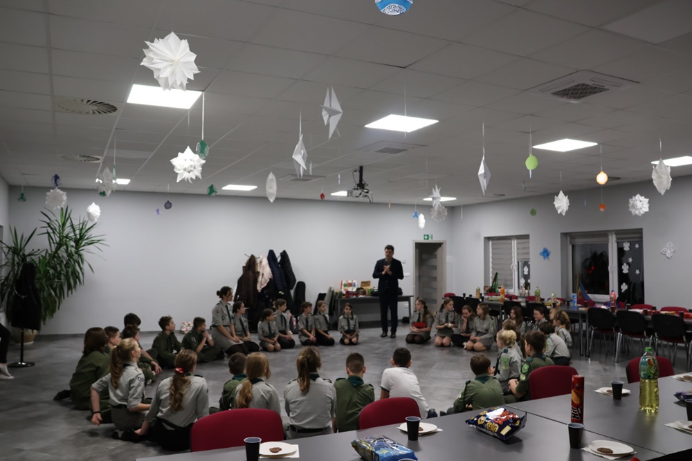 Świąteczne spotkania u harcerzy w Orzeszu