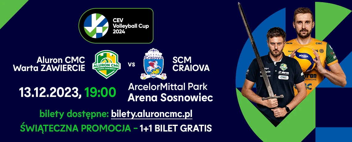 Siatkarskie gwiazdy na gwiazdkę w ArcelorMittal Park w Sosnowcu!