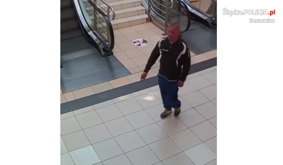 Kradzież ubrań w Sosnowcu. Poznajesz tego mężczyznę?
