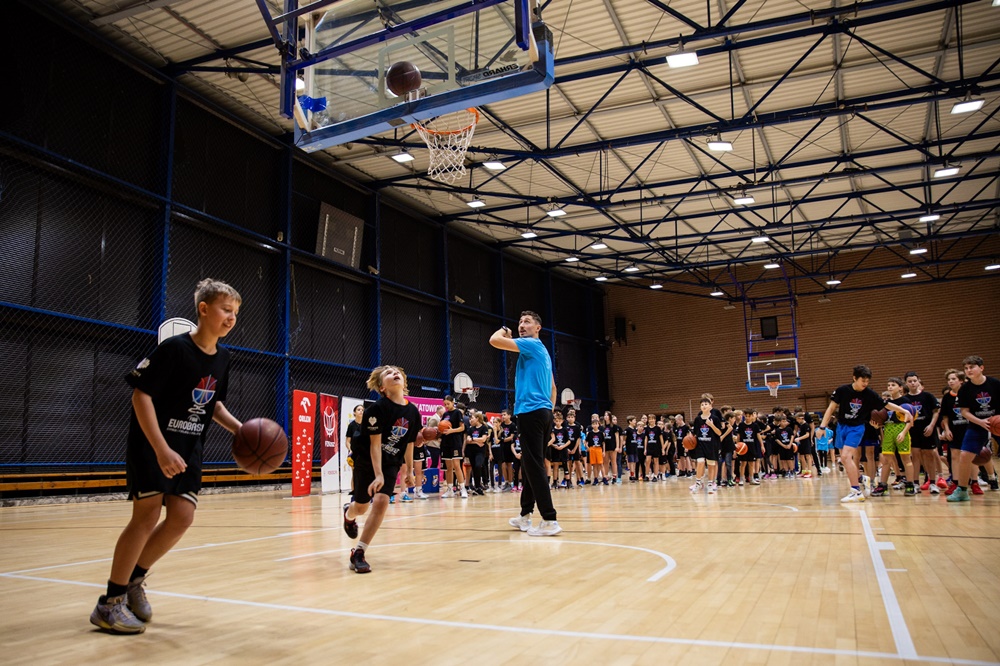 Za nami wyjątkowa lekcja koszykówki w Katowicach. Trwają przygotowania do EuroBasketu 2025