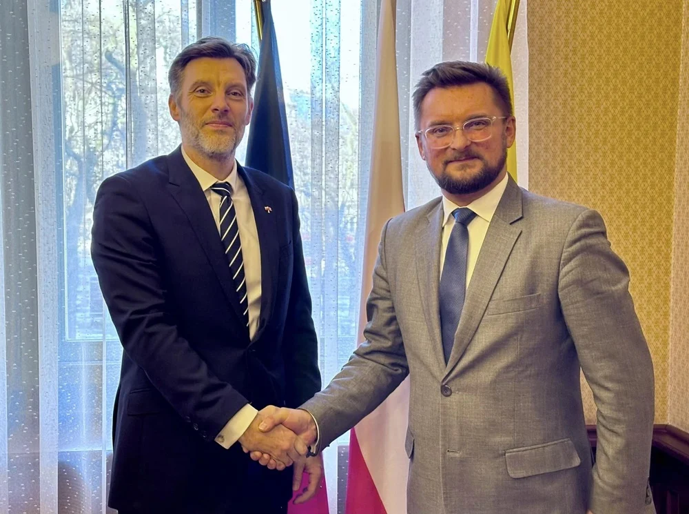 Marcin Krupa spotkał się z nowym Konsulem Generalnym Francji