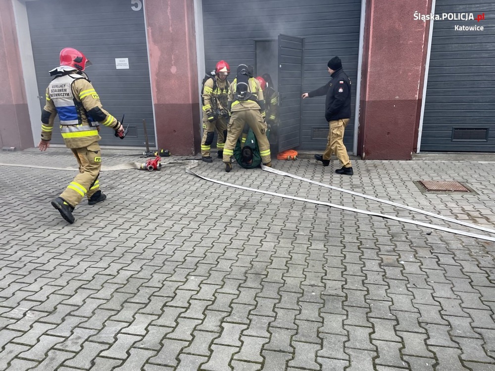 Wspólne ćwiczenia służb mundurowych w Areszcie Śledczym w Katowicach