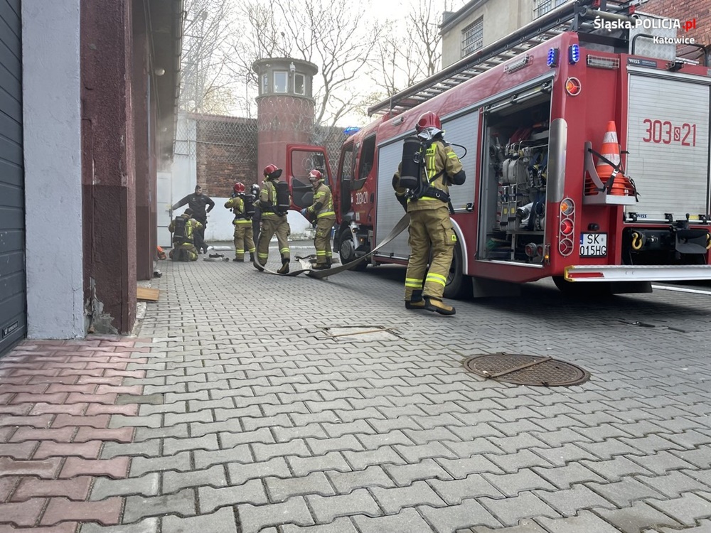 Wspólne ćwiczenia służb mundurowych w Areszcie Śledczym w Katowicach