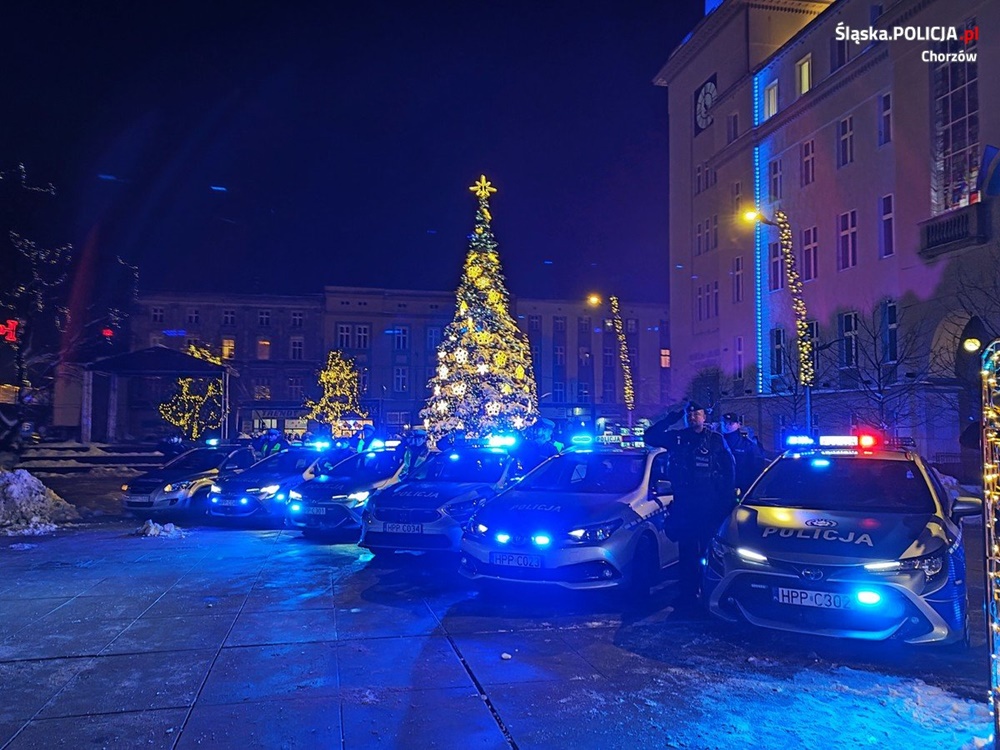 Chorzowscy policjanci oddali hołd tragicznie zmarłym kolegom