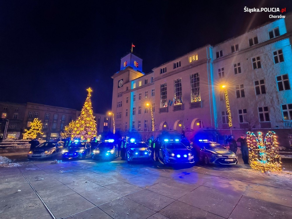Chorzowscy policjanci oddali hołd tragicznie zmarłym kolegom