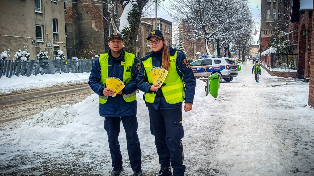 Akcja "Bezpieczne przejście i skrzyżowanie" w Chorzowie. Kontrole strażników i policjantów
