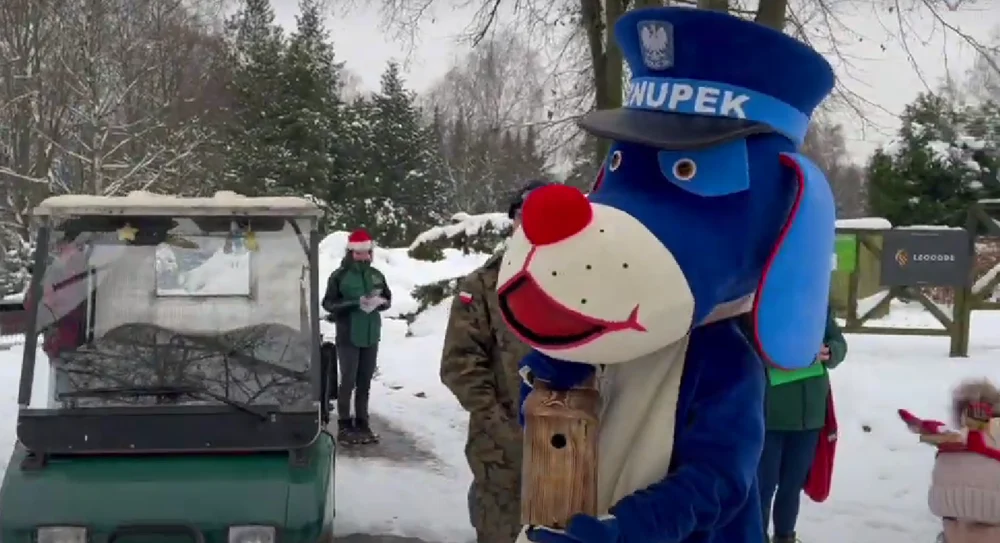 Spotkanie mikołajkowe w chorzowskim ZOO. Policjanci mówili o bezpieczeństwie zwierząt