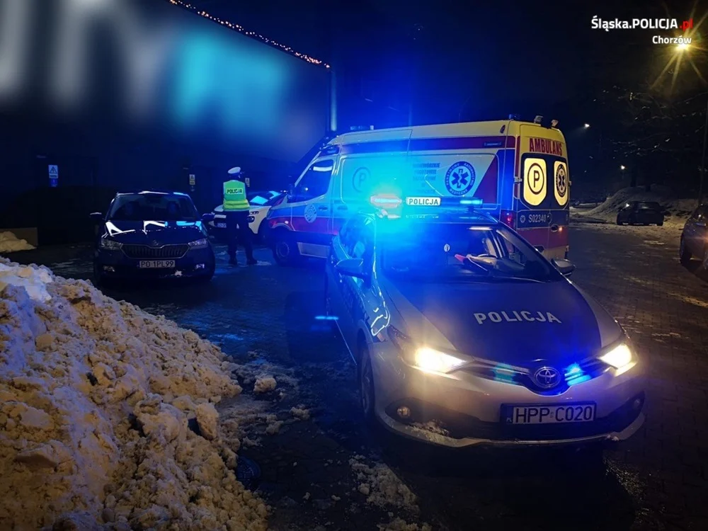 Policjanci zabezpieczali mecz na Stadionie Śląskim