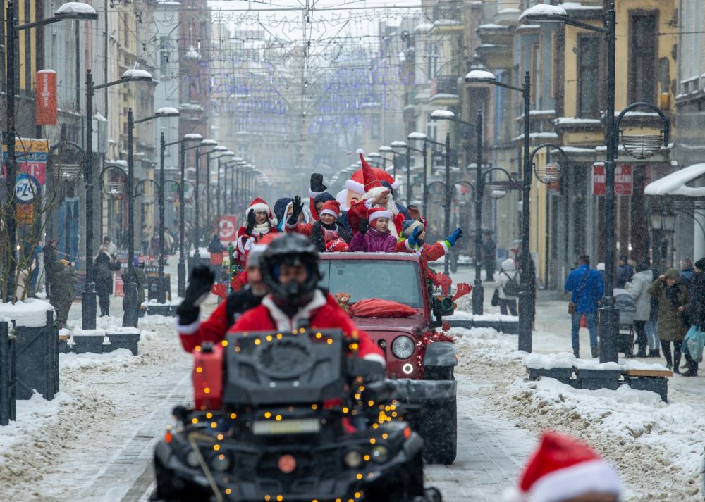 MotoMikołaje i piłkarze Ruchu Chorzów odwiedzili Zespół Szpitali Miejskich