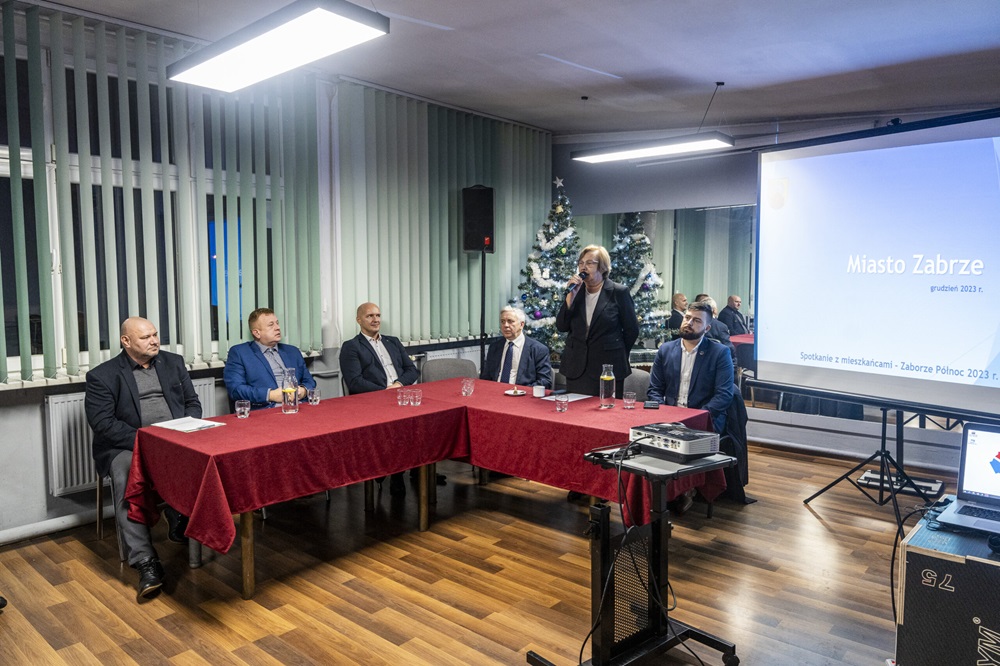 Spotkanie z mieszkańcami w dzielnicy Zaborze Północ