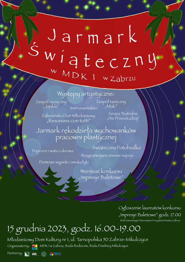 II Jarmark Świąteczny w Młodzieżowym Domu Kultury nr 1