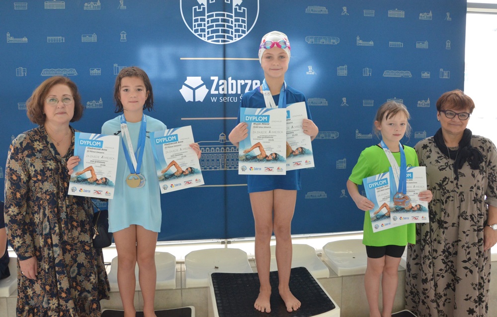 Młodzi pływacy rywalizowali w XIX Zabrzańskim Mitingu Pływackim