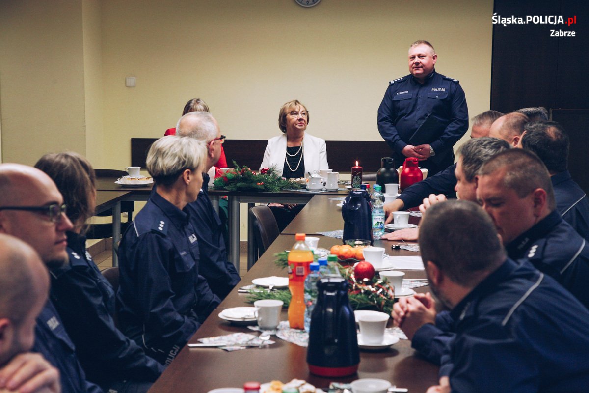 Wigilijne spotkanie w zabrzańskiej komendzie