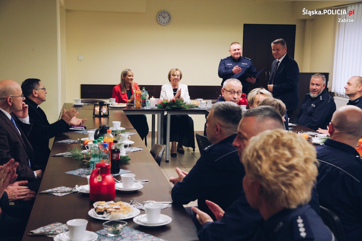 Wigilijne spotkanie w zabrzańskiej komendzie