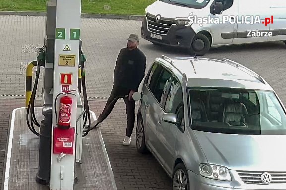 Policja publikuje wizerunek sprawcy kradzieży paliwa