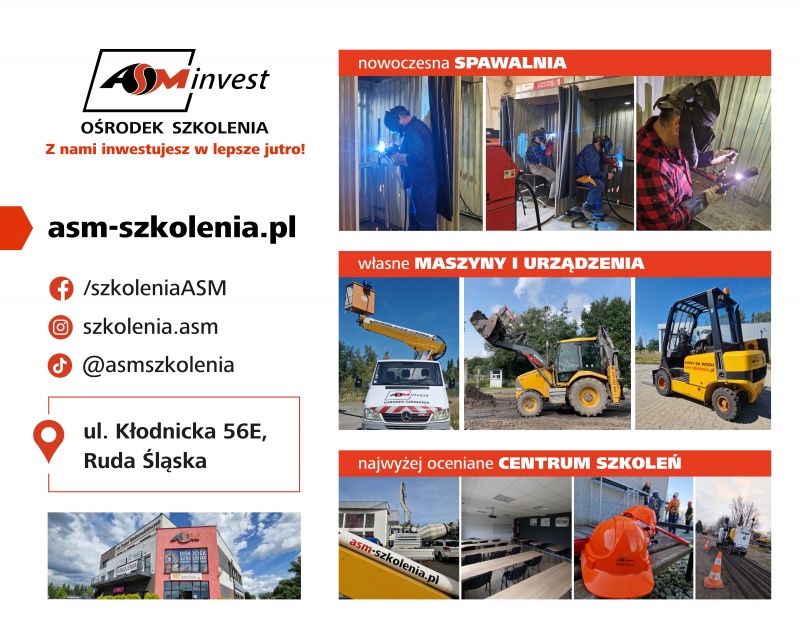 ASM-INVEST Ośrodek Szkolenia Operatorów Maszyn
