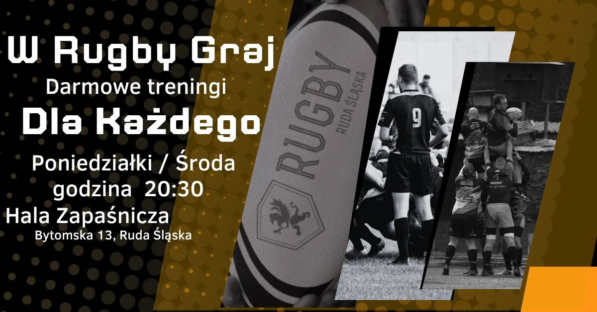 K.S. Rugby Ruda Śląska organizuje darmowe treningi rugby. Poznajcie szczegóły