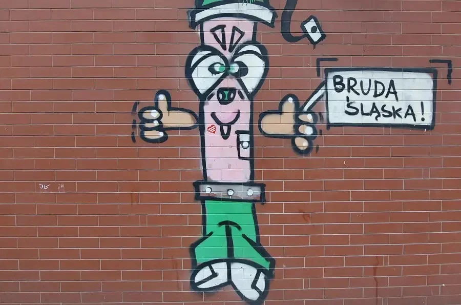 Ruda Śląska czy Bruda Śląska? Wpis blogera wywołał dyskusję o wandalizmie