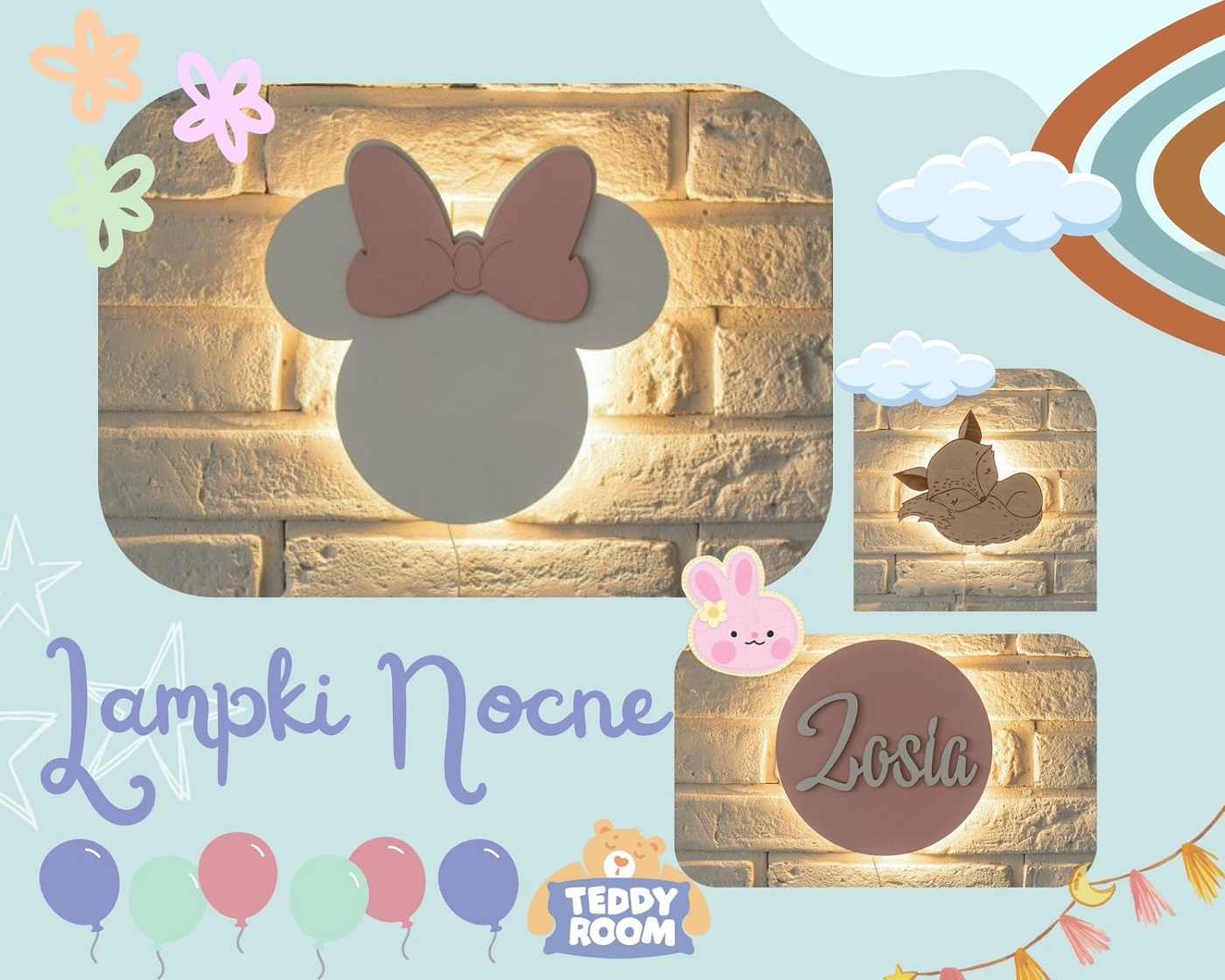 Lampka nocny w pokoju dziecięcym - odkryj magiczne lampki nocne dla dzieci