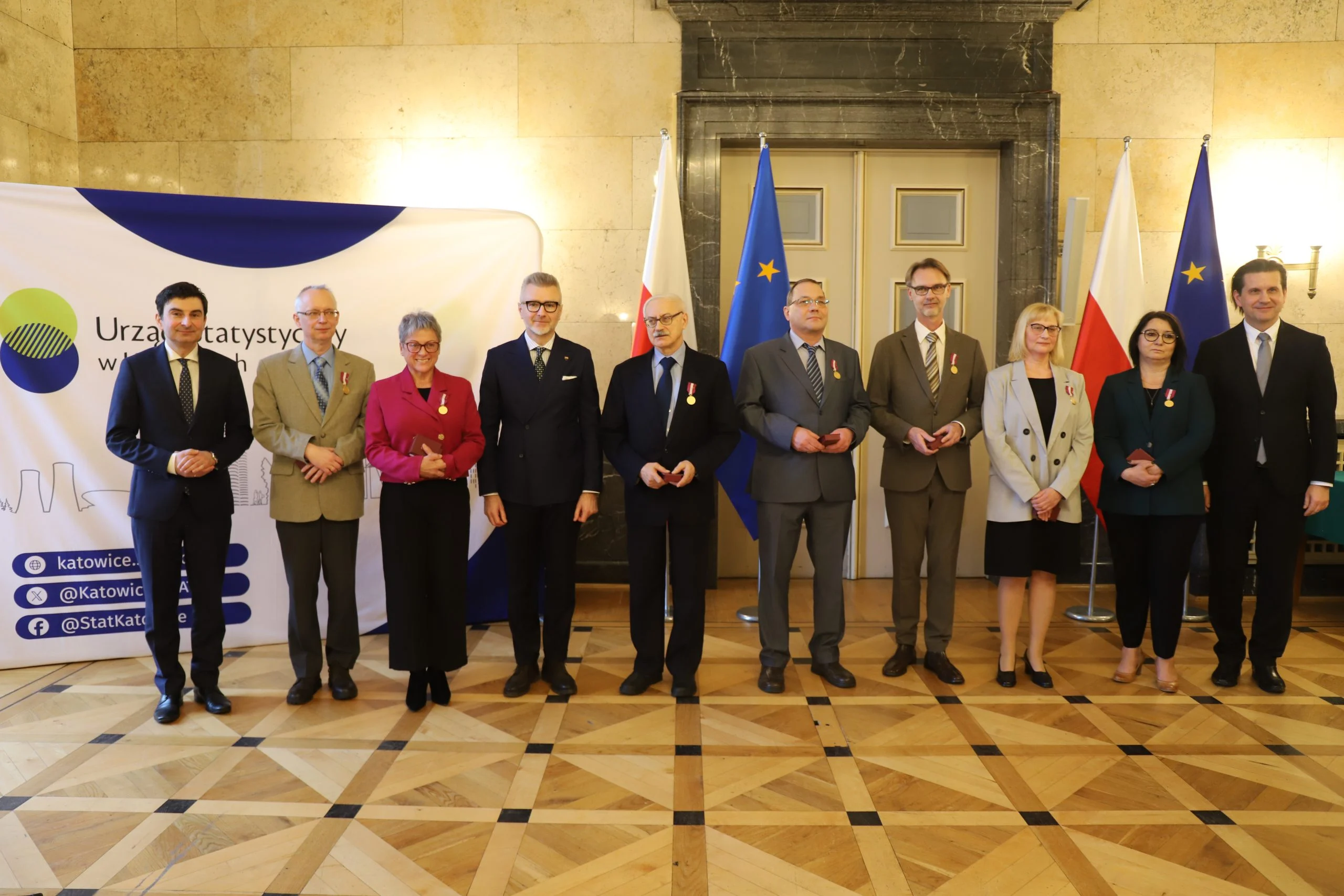 Pracownicy Urzędu Statystycznego odznaczeni