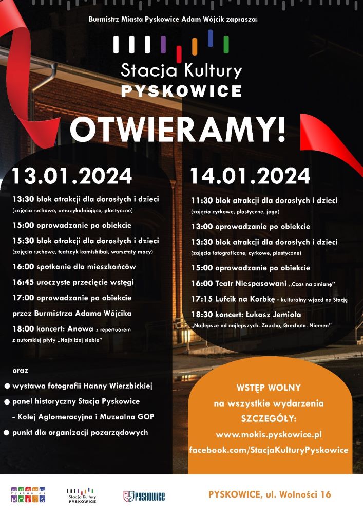 Wielkie otwarcie Stacji Kultury! Weź udział w wydarzeniu