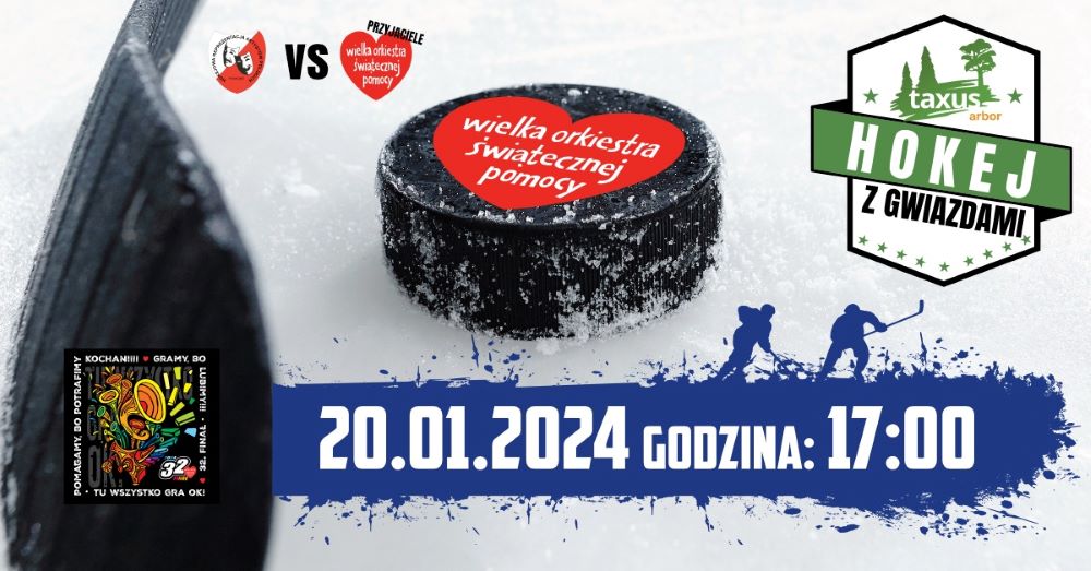 Hokejowa Reprezentacja Artystów Polskich znowu zagra dla WOŚP