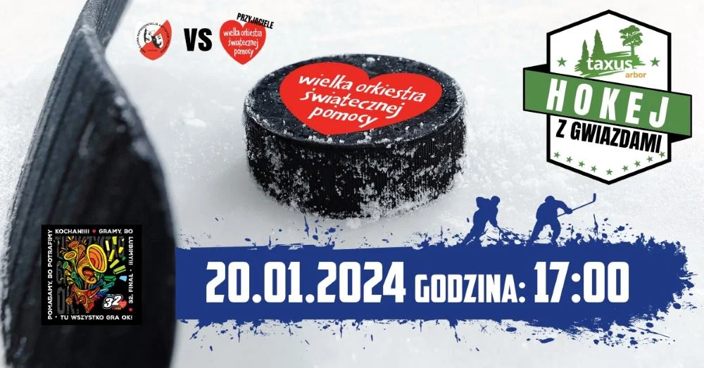 Hokejowa Reprezentacja Artystów Polskich znowu zagra dla WOŚP