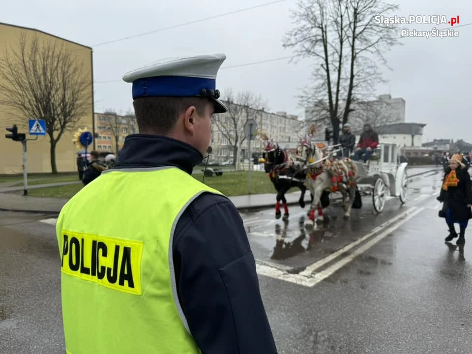 Piekarscy policjanci zabezpieczali Orszak Trzech Króli