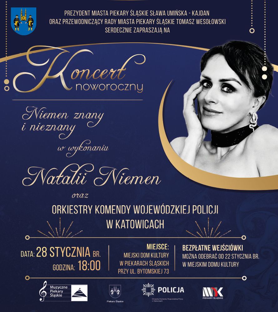 Piekarski koncert noworoczny. Odbierz bezpłatne wejściówki!