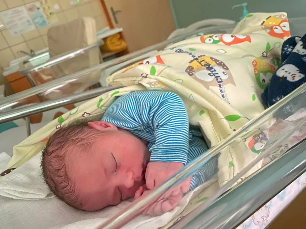 Mały Tymon to pierwsze dziecko urodzone w województwie w 2024 roku!