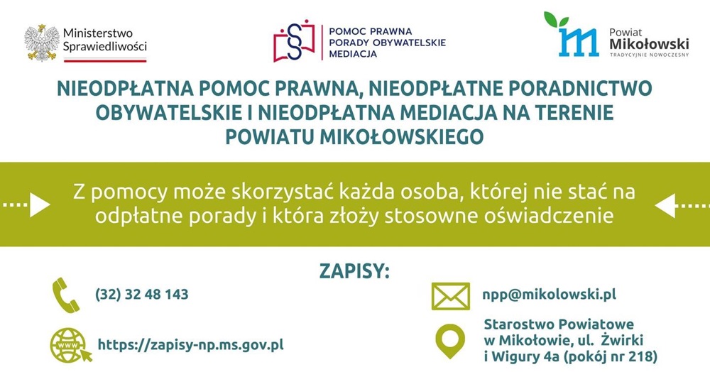 Bezpłatna pomoc prawna