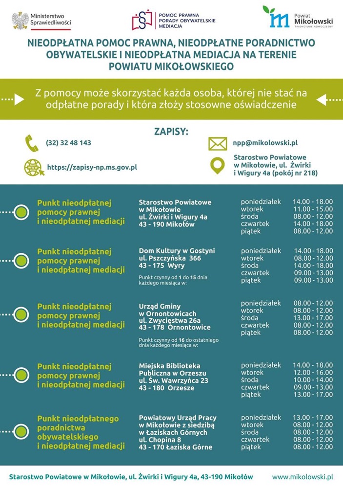 Bezpłatna pomoc prawna