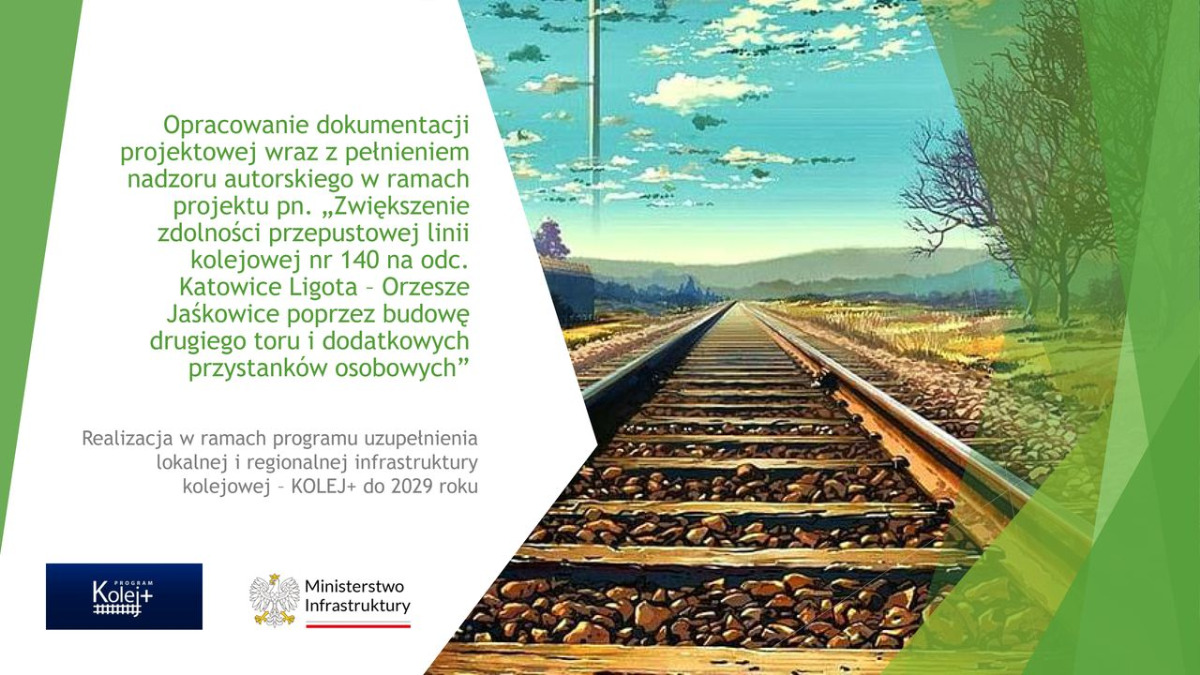 Kolej +. Budowa drugiego toru na trasie Katowice Ligota – Orzesze Jaśkowice