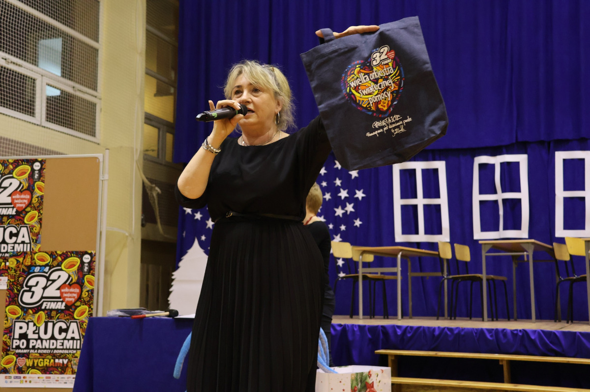 Finał WOŚP w sztabie Szkoły Podstawowej nr 3