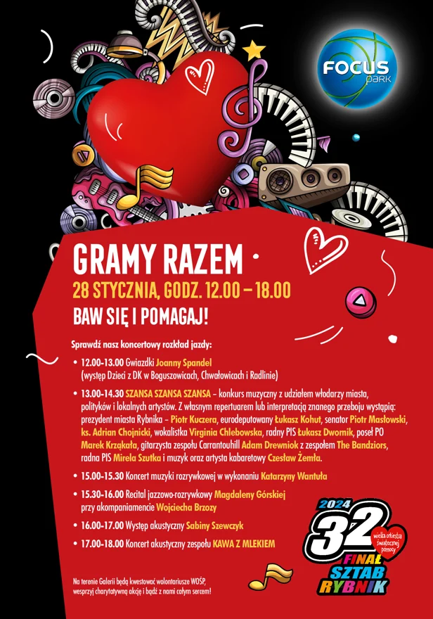 Prezydent zaśpiewa "Pszczółkę Maję" dla WOŚP. Takie rzeczy tylko w Focus Park!