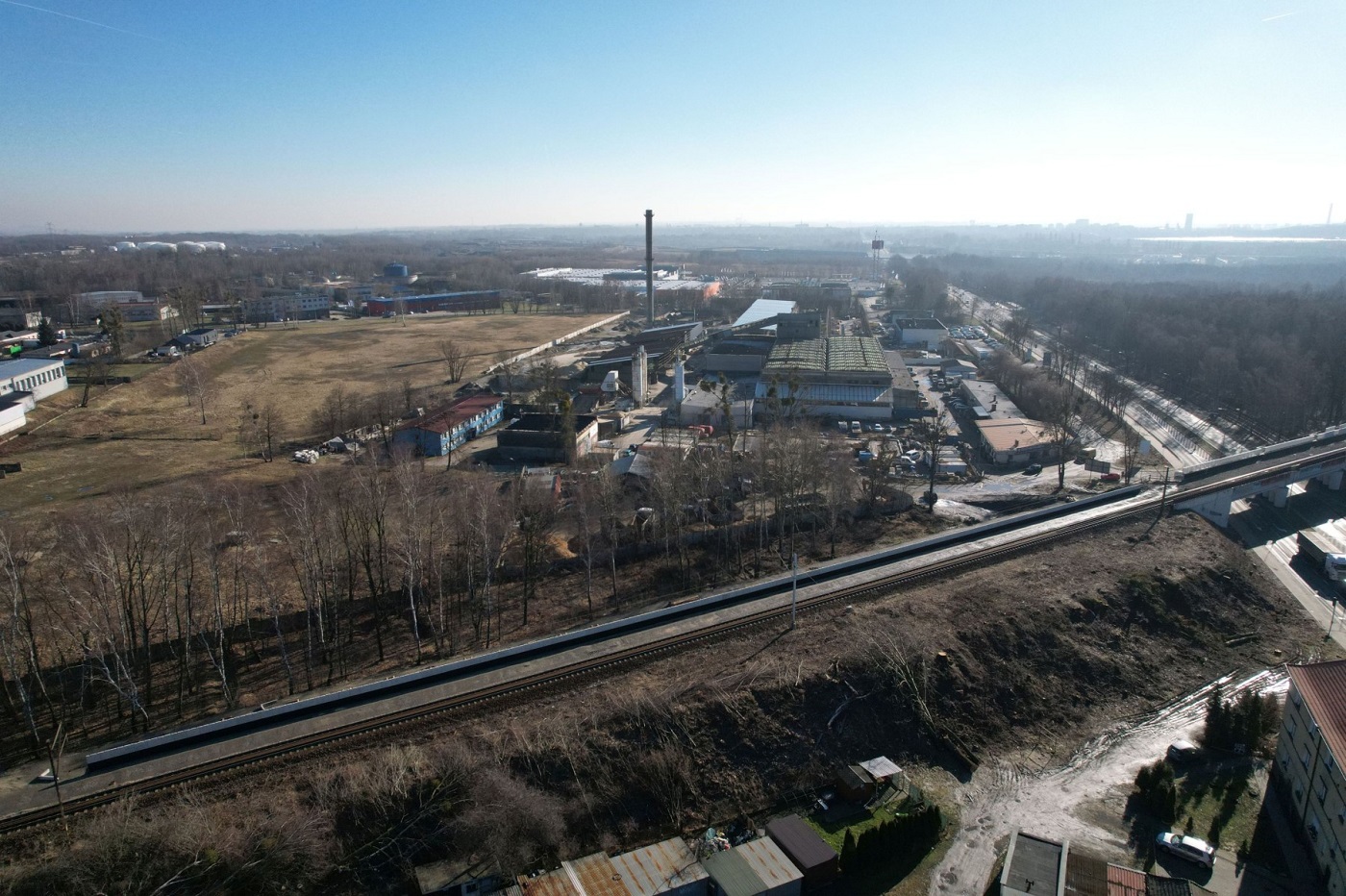 Postęp prac przy modernizacji hali peronowej dworca PKP w Bytomiu