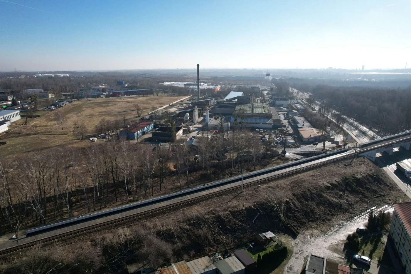 Postęp prac przy modernizacji hali peronowej dworca PKP w Bytomiu