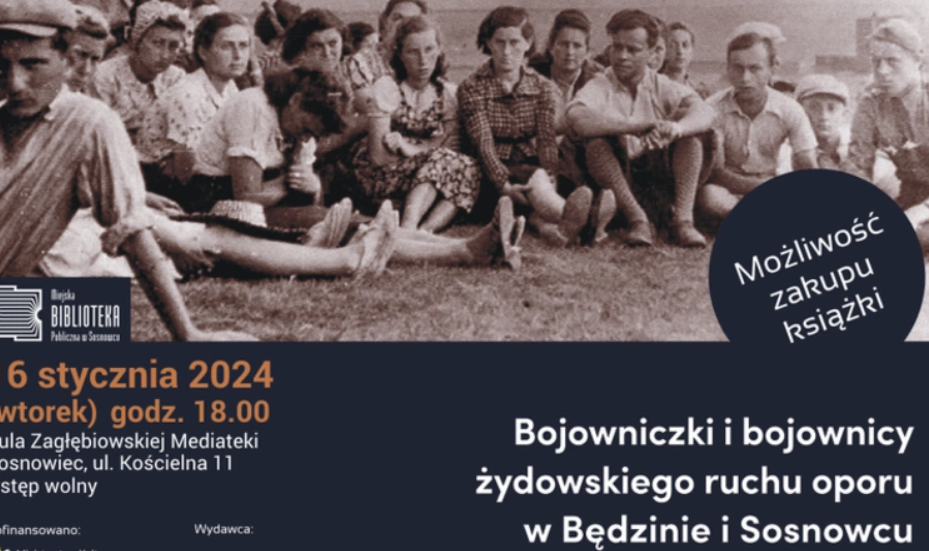 Promocja książki o bojownikach żydowskiego ruchu oporu w Będzinie i Sosnowcu