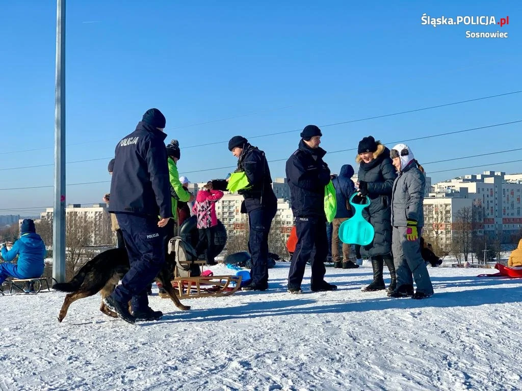 "Kręci mnie bezpieczeństwo na stoku" z sosnowieckimi policjantami