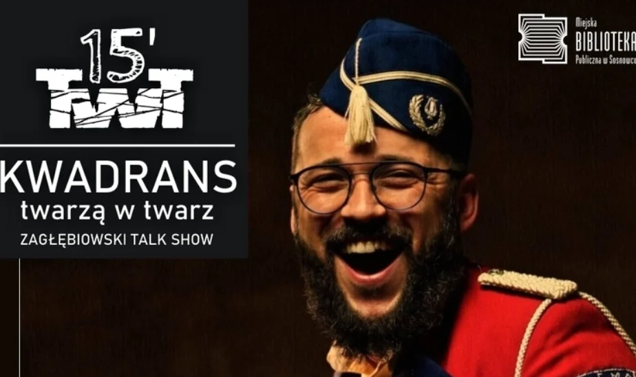 Grzesiek Maciąg w sosnowieckim "Kwadransie twarzą w twarz"